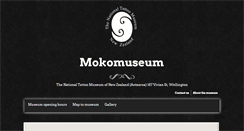 Desktop Screenshot of mokomuseum.org.nz