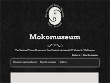 Tablet Screenshot of mokomuseum.org.nz